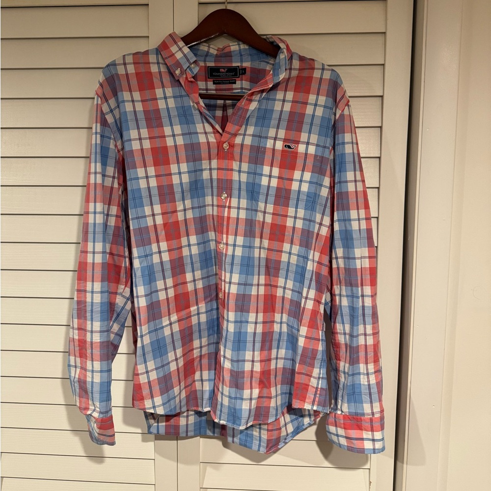 Vineyard Vines Plaid Button Down